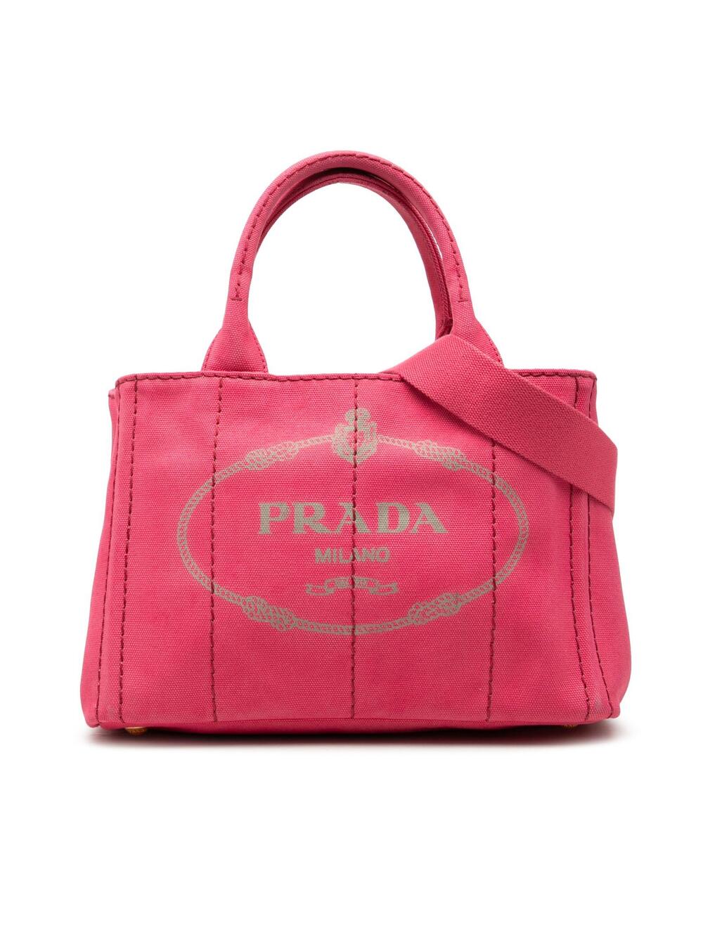 Prada Small Canvas Canapa Logo Tote #329795P48B